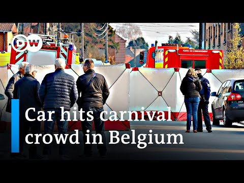 Six killed after vehicle drives into crowd waiting to attend carnival in Belgium | DW News