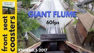 Giant Flume POV HD Knoebels OnRide Log Flume Water Ride GoPro 60fps 2017