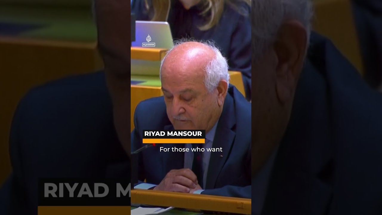 UNGA Backs Resolution On Two State Solution For Israel And Palestine AJ Shorts