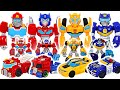 Transformer rescue bots academy! Transform into a giant robot! Defeat the monsters! | DuDuPopTOY