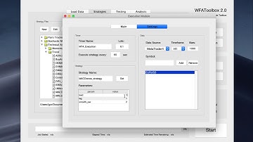 How to execute strategy with WFAToolbox 2.0