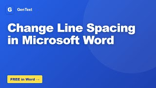 How to Change Line Spacing in Microsoft Word