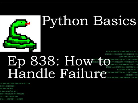 Python Basics Tutorial How to Handle Failure
