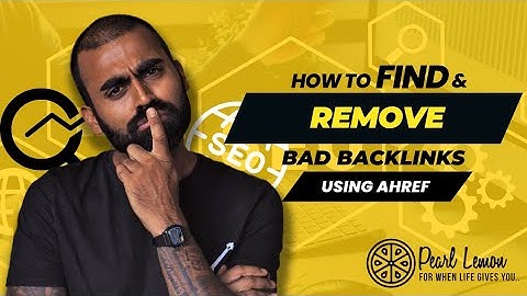 How to Find & Remove Bad Backlinks using Ahref #SEOStrategy #BacklinkManagement #AhrefsGuide