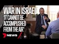 &#39;It&#39;s NOT working&#39;: Israel&#39;s ex-Prime Minister grilled by Aussie journalist