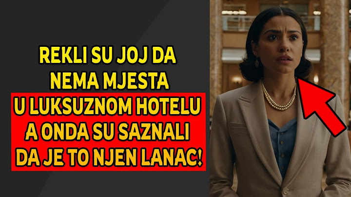 REKLI SU JOJ DA NEMA MJESTA U LUKSUZNOM HOTELU — A ONDA SU SAZNALI DA JE TO NJEN LANAC!