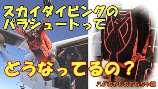 【パラシュートの仕組み】日本人スカイダイバーがパラシュートを実際のパラシュートを使用して解説。