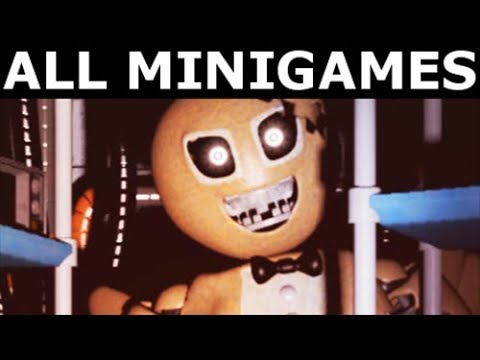 JOLLY 3: Chapter 1 - All Mini Games (No Commentary) (FNAF Horror Game 2017)