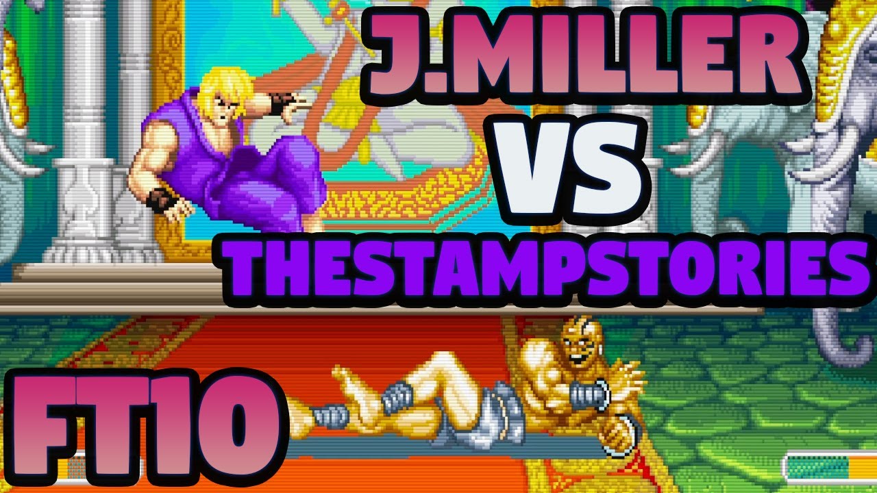 Street Fighter II J.Miller Dhalsim против TheStampStories Ken FT1