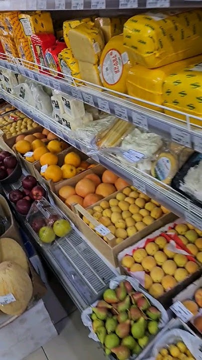 В Армянском магазине Москвы, все продукты из Армении - YouTube