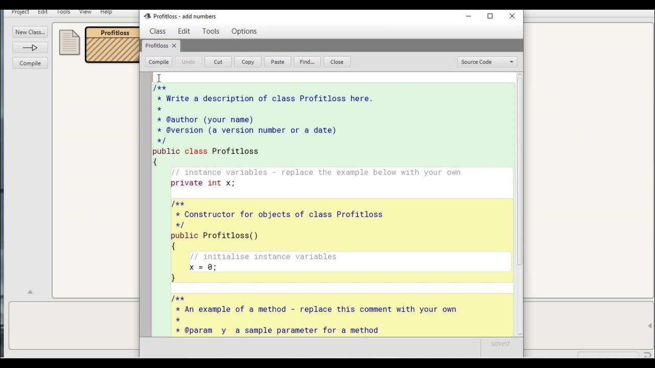 How to create a profit loss program in java for beginners - YouTube