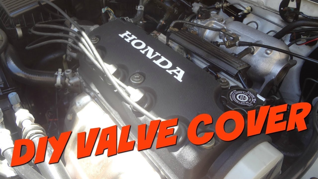DIY CUSTOM VALVE COVER HONDA CIVIC D16 YouTube