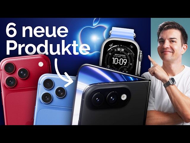 iPhone 18 Pro & mehr! Apple bringt 6 neue Produkte (iPhones, Apple Watches & AirPods)!