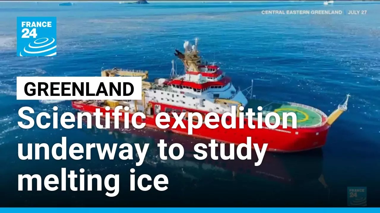 Scientists study Greenland's melting ice • FRANCE 24 English