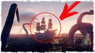 НА НАС НАПАЛ КРАКЕН!!! ОН УКРАДЕТ НАШИ СОКРОВИЩА В В SEA OF THIEVES!!!