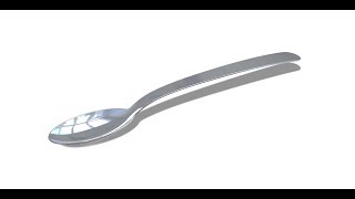 Rhino 3D Tutorial: How to Make a Spoon (A Super Easy Way!)