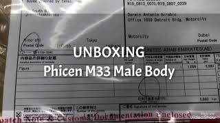 UNBOXING PHICEN M33 MALE SEAMLESS BODY