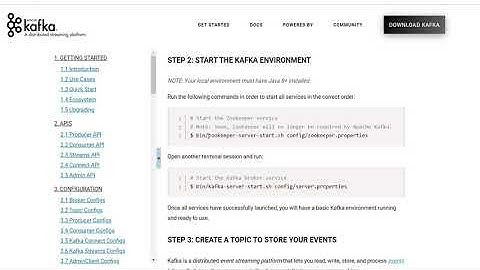 Install and run Apache Kafka