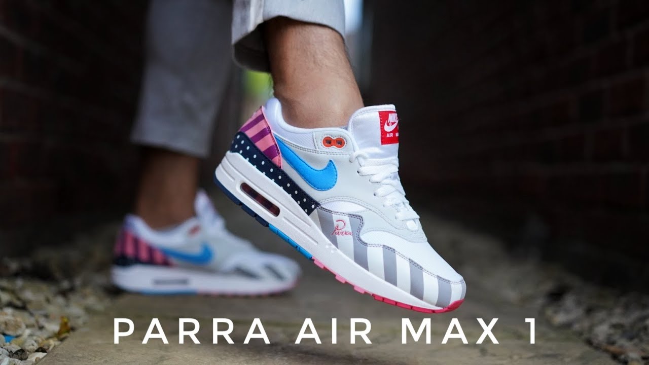 air max parra on feet