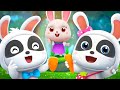 Pequeños Conejitos Blancos | Canciones Infantiles | Video Para Niños | BabyBus Español