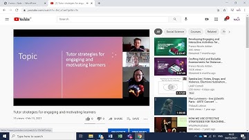 Tutor strategies for engaging and motivating learners