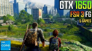 GTX 1650 - FSR 3 Frame Generation MOD - Tested in 5 Games