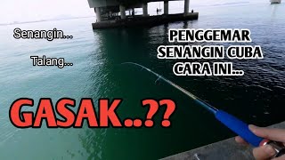 NAK GASAK...?? Cuba Cara Ini Ambil Senangin || Mancing Jambatan Pulau Pinang