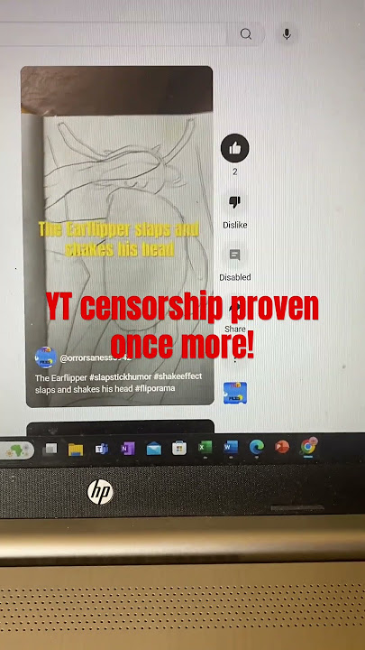 #youtube is doing #censorship #censored and I have caught #them #censoring my work! #fliporama