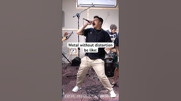 Metal without distortion be like:  #metal #shorts