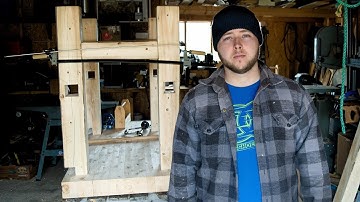 Timber-framed Work Bench - Ep.7 - Vise & Assembly