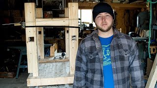 Timber-framed Work Bench - Ep.7 - Vise & Assembly