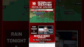Northeast Ohio weather Occasional rain this weekend