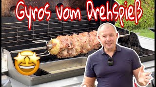 Dieses Gyros Rezept hat alle meine Gäste erobert! / Gyros von Drehspieß /Gasgrill