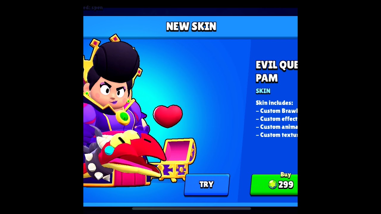 Evil Queen Pam New Skin 😍😍 || 