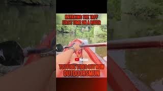 First Time On A River. Kayaking The Taff River