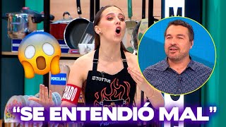 Giacomo se molesta con Ekaterina por decir que se duerme al ver sus videos | El Gran Chef Famosos