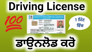 How to download punjab driving licence 2021||MODERN SANDHU|| screenshot 5