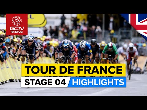 Video: Mark Cavendish mimo závod, protože Arnaud Démare vyhrává 4. etapu Tour de France 2017