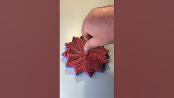 3D Printed Fidget Expanded Sensory Fidget Star  #3dprinting #fidget #fidgettoys #asmr