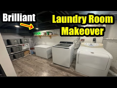 basement makeover on a budget