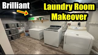 DIY Basement Remodel Part 1 | Laundry Room | $700 Budget