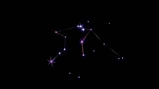 ♒Aquarius Constellation - Free Background Animation