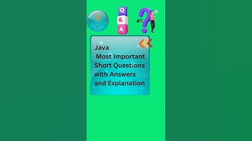 Java most important Short Questions with Answers and Explanation #computerapplication #icse