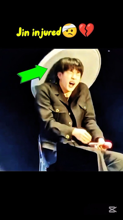 Bts Jin injured 🤕😰 while live Concert 2025 #shorts #bts