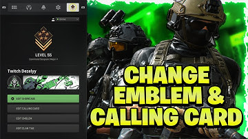 HOW TO CHANGE YOUR EMBLEM, CLAN TAG AND CALLING CARD IN MW2! (Modern Warfare 2)