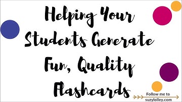 Flashcard Factory: How to Make Great Digital Flashcards with Students