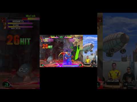 MvC2: Malek - Magneto Rom to HGT DHC Hail Storm 95% Combo .:6.29.24:.