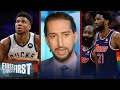 76ers just miss out on upset against Bucks, Giannis is unstoppable — Nick | NBA | FIRST THINGS FIRST