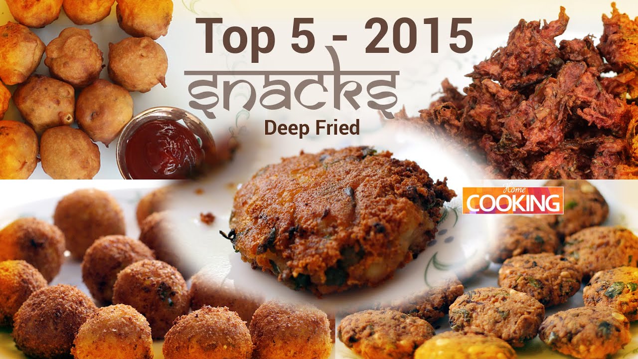 Top 5 Deep Fried Snacks Home Cooking YouTube