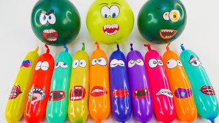 MAKING SLIME WITH MANY FUNNY LONG BALLOON AND GLITTER ! SATISFYING SLIME VIDEOS LONG VERSİON #9